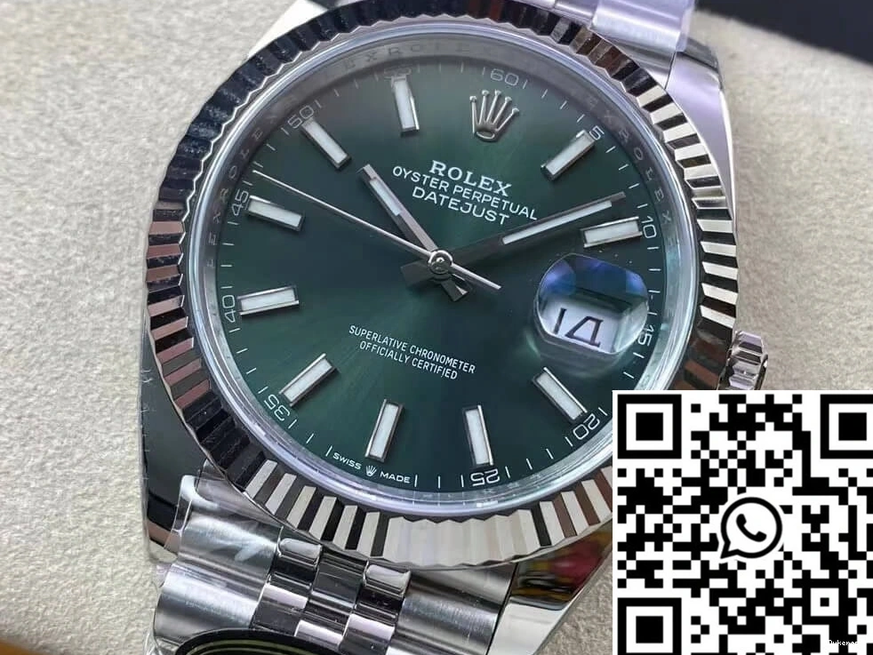Dial M126334-0027 Datejust Factory Rolex Clean Green Mint 0510